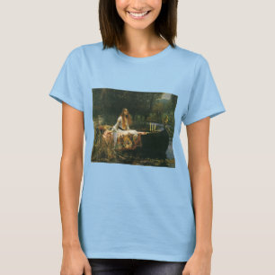 T-shirt La Dame de Shalott sur un bateau par John William