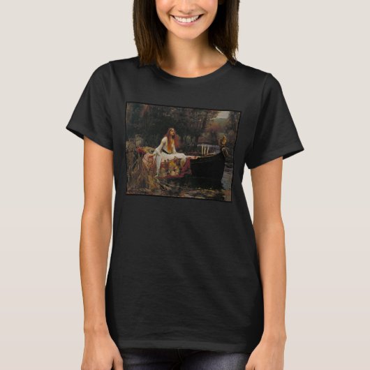 T-shirt La dame de Shalott : une histoire de fantôme celti (Devant)