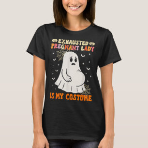 T-shirt La Dame Enceinte Épuisée Est Mon Costume Halloween