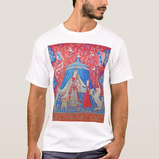 T-shirt La Dame et la licorne / A Mon Seul Desir (Devant)