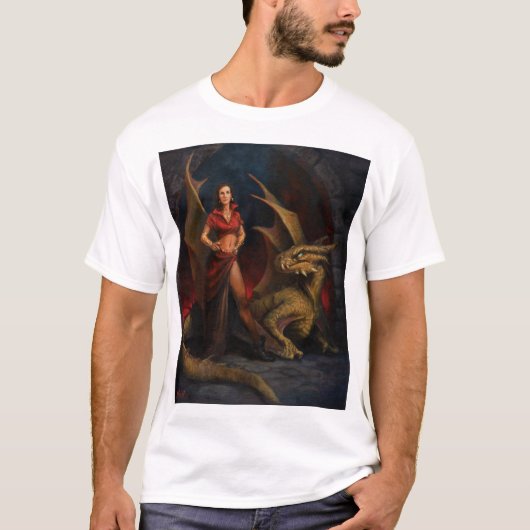 T-shirt La Dame et le Dragon (Devant)