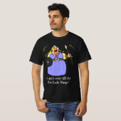 T-shirt La Dame Grosse chante (Devant entier)