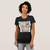 T-shirt La danse de Benghazi Drôle (Devant entier)