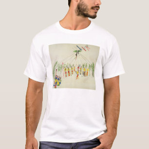 T-shirt La danse de Sun de Shoshone (colorant sur la