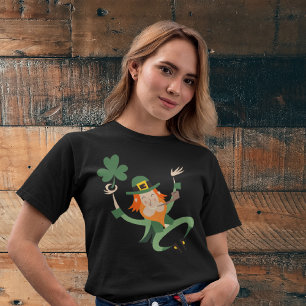 T-shirt La danse Leprechaun   Chemises de Fête St. Patrick