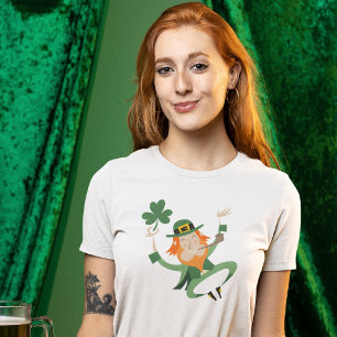 T-shirt La danse Leprechaun   Chemises de Fête St. Patrick