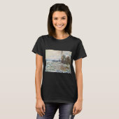 T-shirt La débâcle des glaces par Claude Monet (Devant entier)