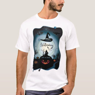 T-shirt La décoration d'Halloween ou le monstre des tique