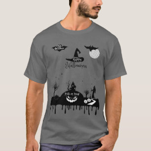 T-shirt La décoration d'Halloween ou le monstre des tiques