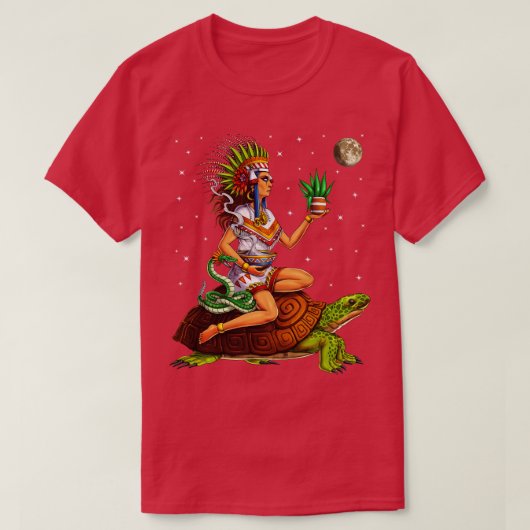 T-shirt La déesse aztèque Mayahuel (Design devant)