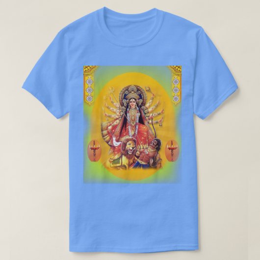 T-shirt La Déesse Durga En Pleine Gloire Divine T (Design devant)