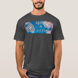 T-shirt La déesse est mon copilote (2)