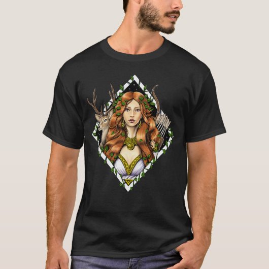 T-shirt La déesse grecque Artemis (Devant)