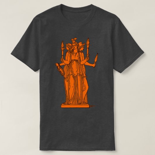 T-shirt La déesse grecque Hecate (Design devant)