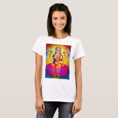 T-shirt La déesse hindoue Lakshmi (Devant entier)