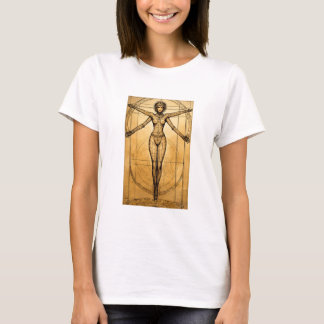 T-shirt La déesse vitruvienne : une réflexion harmonieuse