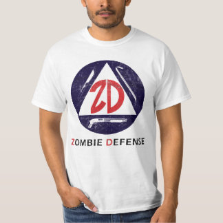 T-shirt La défense de zombi