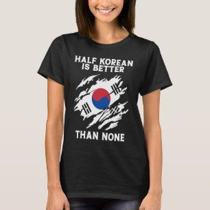 T-shirt La demi-impression coréenne est meilleure qu'aucun