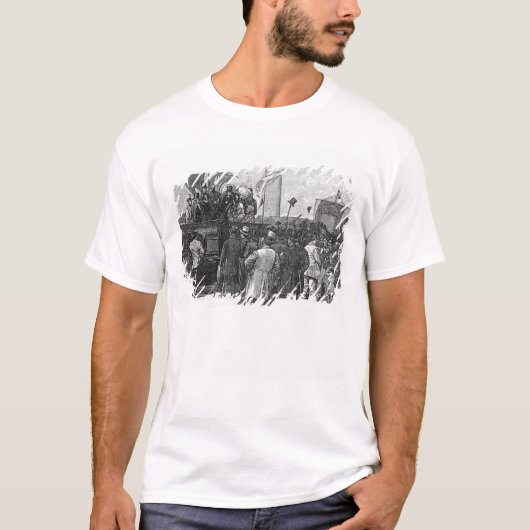 T-shirt La démonstration de Chartist sur Kennington (Devant)