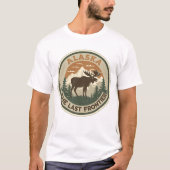 T-shirt La dernière frontière Alaska (Devant)