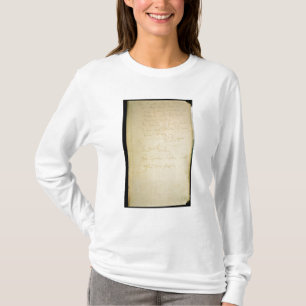 T-shirt La dernière page de son journal intime,