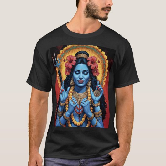 T-shirt La Destructrice du Mal Déesse Kali (Devant)