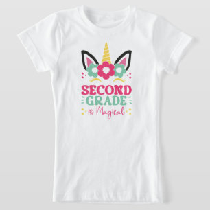 T-Shirt la deuxième année est magique retour à l'école lic