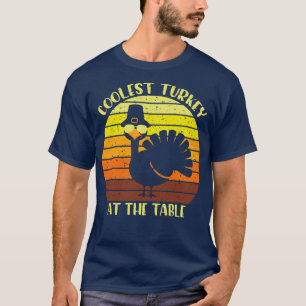 T-shirt La dinde la table la plus froide drôle cadeau de r