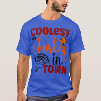T-shirt La dinde la ville la plus froide