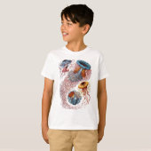 T-shirt La disco Medusae d'Ernst Haeckel (Devant entier)