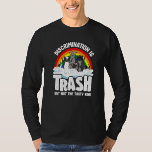 T-shirt La discrimination est gay trash fière de la racail