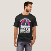T-shirt La discrimination est l'ordure Opossum Bisexual Pr (Devant entier)