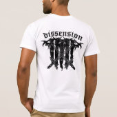 T-shirt la dissension "m'alimentent votre mort " (Dos)