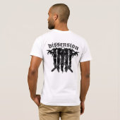 T-shirt la dissension "m'alimentent votre mort " (Dos entier)