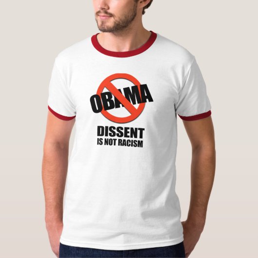 T-shirt La dissidence n'est pas racisme (Devant)