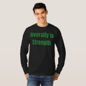 T-shirt La diversité est une force (Devant entier)