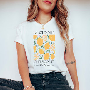 T-shirt La Dolce Vita Amalfi Coast Italie Lemons Travel