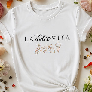 T-shirt La Dolce Vita Italien Summer Coastal Style Voyage