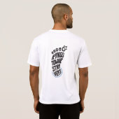 T-shirt La douille courte technique T des hommes (Dos entier)