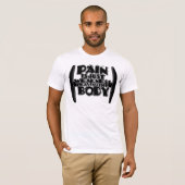 T-shirt La douleur est faiblesse partant du corps (Devant entier)