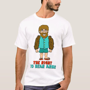 T-shirt La droite de soutenir des bras