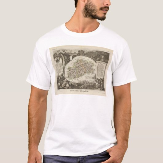 T-shirt La du service De le Saone (Devant)