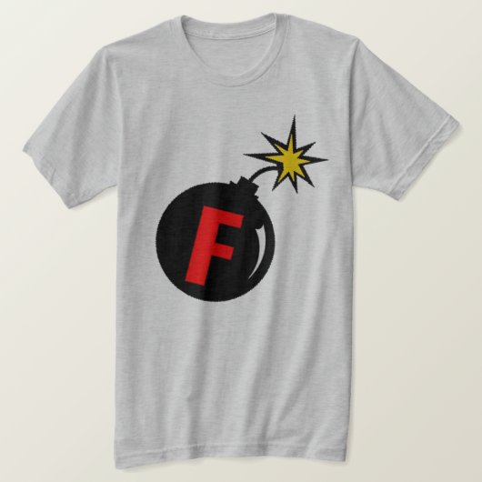 T-shirt la f-bombe (Design devant)