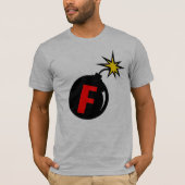 T-shirt la f-bombe (Devant)
