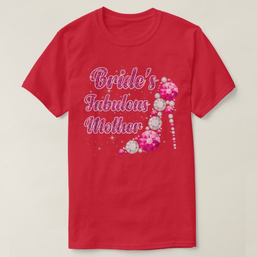 T-shirt La fabuleuse mère de la mariée, Mariage heureuse,  (Design devant)