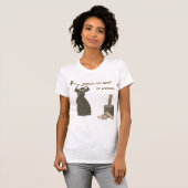 T-shirt La faiblesse Thy nom est femme (Devant entier)