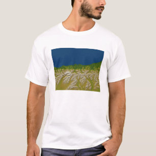 T-shirt La faille alpine le long de la côte ouest