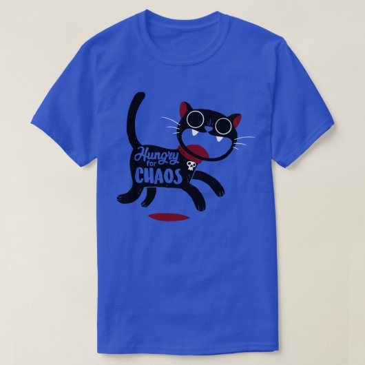 T-shirt La faim pour le chaos (Design devant)