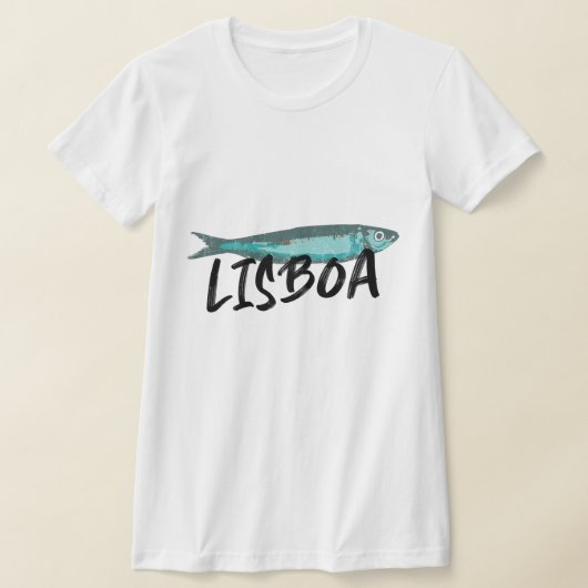 T-shirt La fameuse sardine du Festival de Lisbonne (Poser)