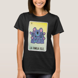 T-shirt La Familia Feliz Mexicaine Slang Lotterie Cartes d